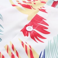 B91XZ košulje za muškarce Plaža Ležerne prilike za muške modne kratke majice Odštampani rukavi Top ljetnih