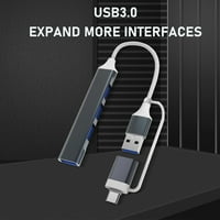 Prinxy mini USB proširenja glavčine, luka USB čvorište, čvorište, USB adapterska stanica, ultra tanak