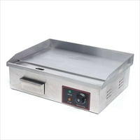 Komercijalna rešetka ravna ploča za grill električni pršta ploča BBQ štednjak 3000W