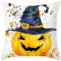 Utoimkio Halloween Jastuk na poklopcu Halloween Dekoracije pamučne pamučne liste za bacanje jastuk za