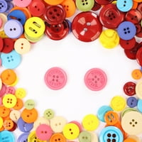 Betterz šarene tipke Dovoljne količine Vodootporne smole DIY gumba za smole Kolekcije uljepnice Rođendan