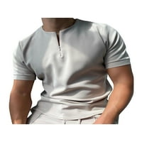 Puloru Men Casual majica, tromjesečje u boji zatvarača