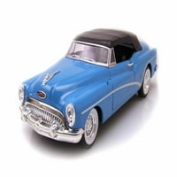 Buick Skylark Zatvoreno, plava - Welly 24027C H 4D - Skala Diecast Model igračka automobila