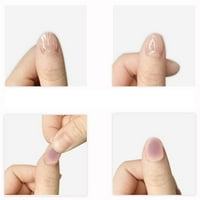 Delikatni biser ukrašeni lažni nokti nisu jednostavni za razbijanje lažnih noktiju za elegantne gradske