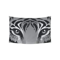 Cadecor a tigar sa oštrim očima zid viseći tapiserija po mjeri kućni dekor iz beade