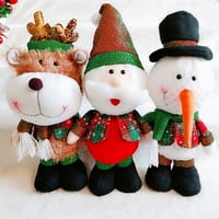 Božićna plišana lutka, slatka mekana santa claus snjegović ELK punjena igračka za djecu, odrasle