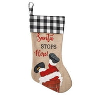 Anna sretan božićni čarapa poklon bombona kesica xmas treseći ukrase