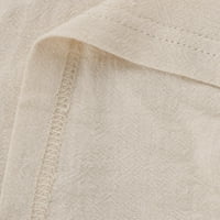 Objave za žene Ljetne casual labavo Camo Print Capri pantalone sa pamučnom platnom bluzom Comfy setovi
