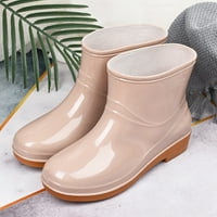 Fabiurt čizme za ženske cipele okrugle vodootporne u srednjim nožnim prstima, kopačke cipele s niskim