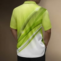 Muška majica Ljeto muške performanse Mikro elastični kratki rukav Golf kratki rukav TOP zeleni 5xl