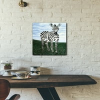 Na pažnji galerija Zebra umotana rastegnuta platna