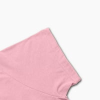 Ženski vrhovi ženske modne casual uskršnja zečja tiskanje labave udobne vrhove majica bluza ružičasta