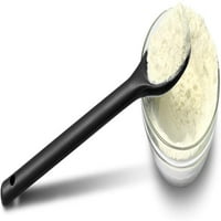 Jedan dizajn silikonske nokcične kašike Visoko otporan na toplotu, higijenski dizajn Kuhanje kašike za pečenje za miješanje, miješanje i posluživanje crnih pinshui