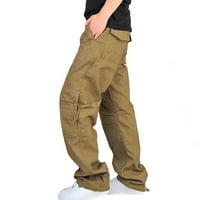 Caveitl muške hlače ležerne, muške čvrste multistepene opterećene kombinezone na otvorenom ležerne hlače