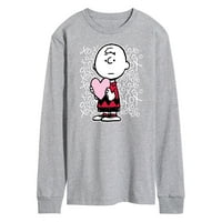 Kikiriki - Charlie Brown Xoxo - muške majice dugih rukava