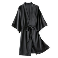 Tobchonp Žene Robe Kimono Robe Svile svilena Robe Satin svilena haljina