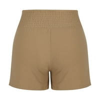 Senuca labava ljetna pantalona za ženske ležerne elastične plus veličine sa džepovima Skladišta u boji