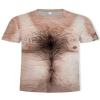 Voguele Muns Ljetni vrhovi 3D digitalni tisak T majica Crew Crt Majica Radna blusa Casual Pulover T1796B