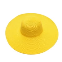U ljetnim kape za žene široka bongrace žene slamne plaže šešir djevojčice sunčeva kapa sklopive žete