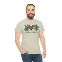 Obiteljski LLC mir Love Autizma majica, košulja duge, majica za podizanje autizma, mama autizma, mama