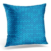 Granični plavi pleten za jastučni jastučni jastučni jastuk od platna