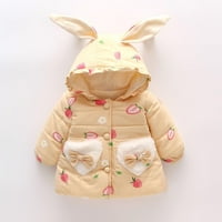 Dadaria Toddler Winter Cayt 9 mjeseci - Godine Toddler Baby Yorkice Djevojke Zimski džepni kaput u obliku