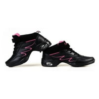 Daeful Womens Comfort čipke Moderne cipele Jazz plesne tenisice Yoga Protuklizni cipele Plum 5,5