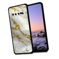 Kompatibilan sa Samsung Galaxy S telefonom, bijeli-Golden-Marble-JPG-2 - Kućište za muškarce, fleksibilno silikonsko udarna futrola za Samsung Galaxy S10