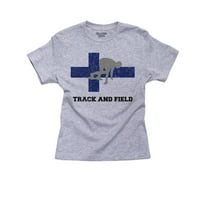Finska Olympic - Track & Field - Zastava - Silhouette Boy's Pamučna majica
