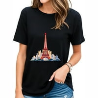 Eiffel Towerin Modni ženski grafički tee