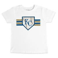 Mladića Tiny Turpap Bijeli Kansas City Royals Base Stripe majica