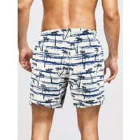 Cacommmark PI muške kratke hlače za muške ljetne plus veličina tanke brze pantalone za plažu u brzom