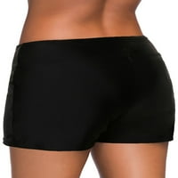 Sidefeel ženske ljetne kratke hlače sa gumbom s tipkama ležerno kupaće kostim labavi elastični struk