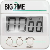 Ashley Big Time Digital Timer - Desktop - za sport - Bijeli, Crni SPR-ASH10210