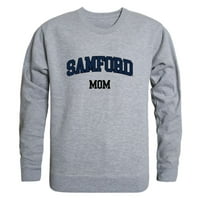 Samford univerzitetski buldogani mama fleece crewneck pulover duksev mornarica velika