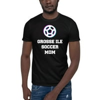 Tri ikona Grosse Ile Soccer mama kratkih rukava pamučna majica po nedefiniranim poklonima