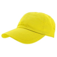 GELANTE odrasli unispor kapa za bejzbol kapa pamučna obična prazna podesiva veličina. Žuti