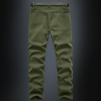 Badymincsl Muške hlače Prodaja Muškarci Solid Ležerne prilike modne tipke-zip multi-džepne ravne teretne