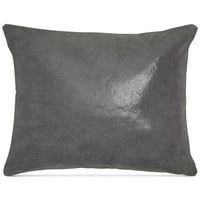 Donna Karan Home Moonscape Reverzibilna koža 16 Dekorativni jastuk - ugljen