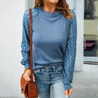 Nisko rezani ovratnik pulover ženske ležerne modne majice V izrez Slim Fit Top Bluza dugih rukava Klintna