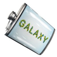 Flask Galaxy Stars Green Blue Rendering