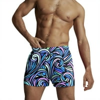 Luiyenes Love muške gaće i plivanje plaže Spring cvjetni kratke hlače za pet bodova Brze sušenje vanjskih