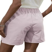 HAITE WOTH Ljetne kratke hlače Elastična struka struka Plaža Labavi lani kratke hlače Hot Hant hlače