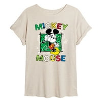 Disney - Mickey Mouse Crtani film - Juniori idealna Flowy mišićna majica