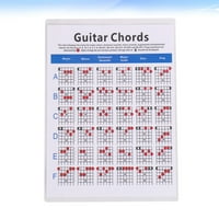 Guitar Chord Chart Reference Cherds List Vodič za trening prsta Prsten Poster Električne naljepnice