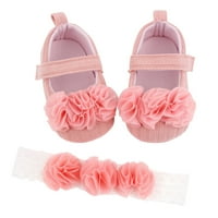 DMQupv Baby US Cipele Girls Princess Baby Trake za glavu Flowers Soft Privremene cipele za bebe cipele