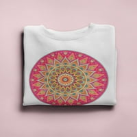 Ružičasti mandala etnički dizajn. Duks žene -Image by Shutterstock, ženska velika