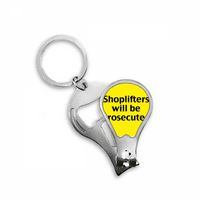 Logo Shoplifters bit će gongernail ručak za ključeva za rezanje prstena