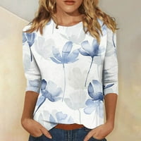 Clearsance Ženski rukav Tors Ljetne asimetrične majice Slim Fit Ležerne prilike The Majice Pulover vrhovi