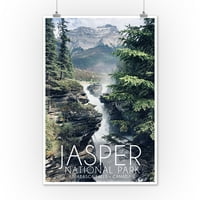 Nacionalni park Jasper, Kanada, Athabasca Falls, fotografija